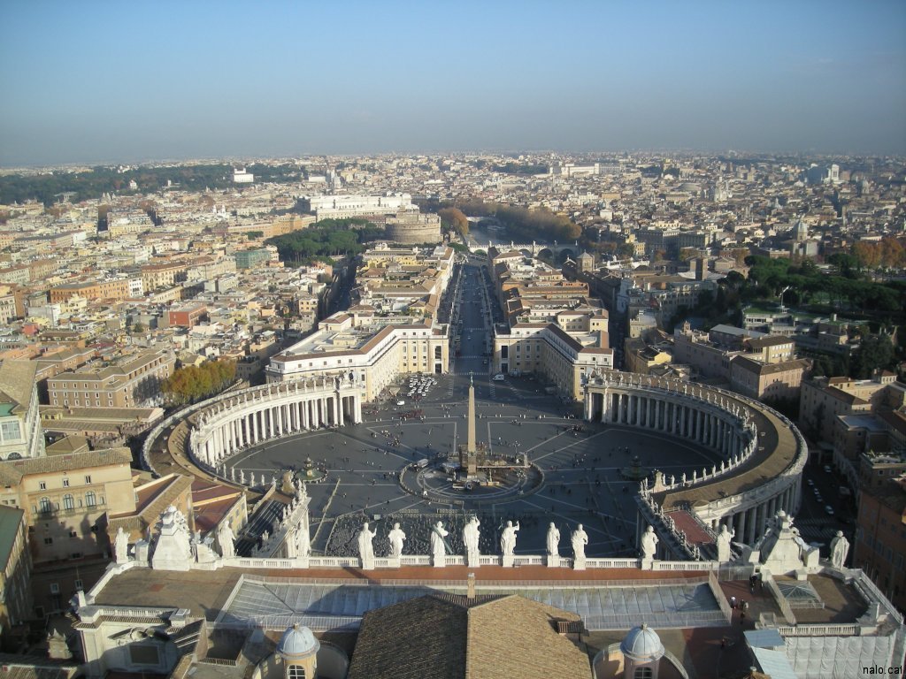 Vista de la Piazza de San Pietro