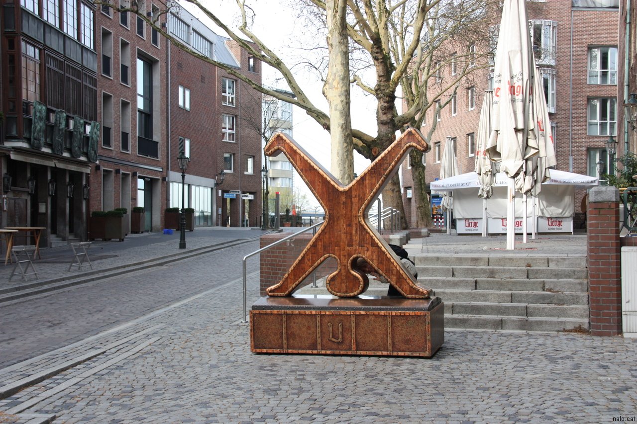 Estàtua urbana a Düsseldorf